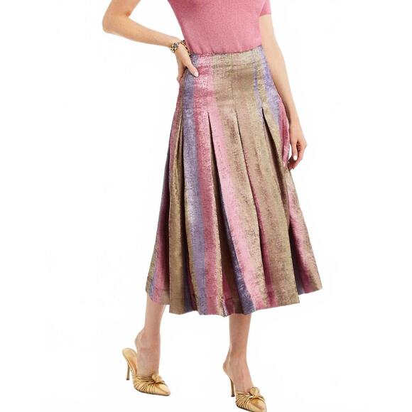 NEW MESTIZA NEW YORK seville midi skirt in multi - Picture 2 of 3